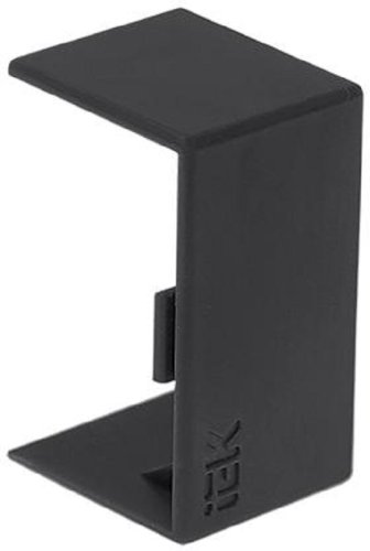 Накладка на стык для кабель-канала IEK Элекор 15x10мм черный фото Накладка на стык для кабель-канала IEK Элекор 15x10мм черный картинка